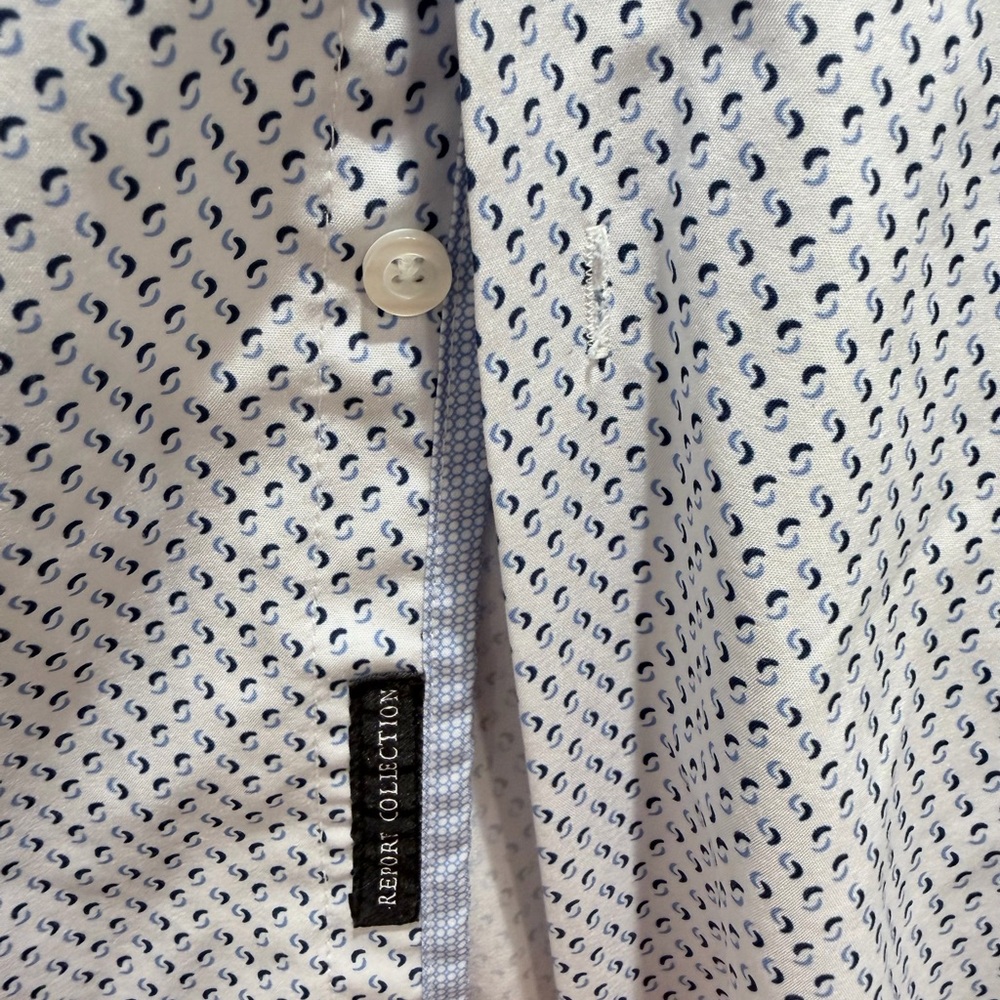 Report Collection Light Blue Performance Stretch … - image 7